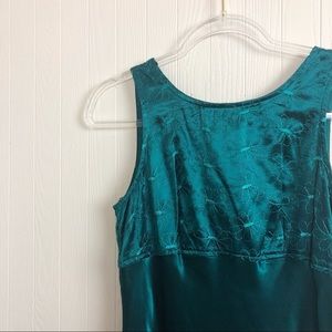 Vintage Dresses - Vintage : Green Mini Dress >> Size XS-S Vintage Dresses - Vintage : Green Mini Dress >> Size XS-S